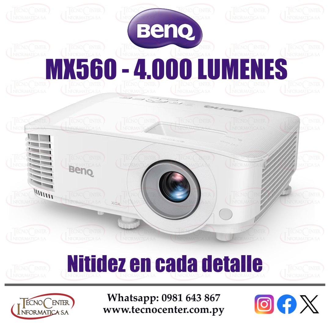 Proyector BenQ MX560 XGA 4000 Lúmenes